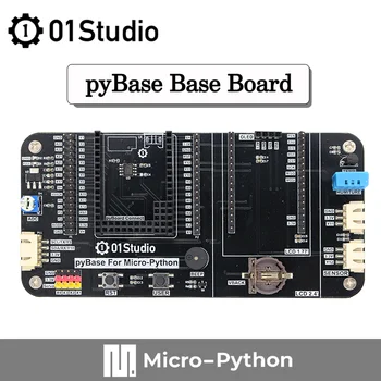 01Studio Разработка базовой платы pyBase Micropython Встроенная Совместимость с pyBoard STM32 ESP32 K210