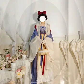 2022 Женское платье Hanfu С Древней китайской традиционной Вышивкой Hanfu, Женский Костюм Для Косплея, Летнее Платье, Комплект Hanfu Для Женщин