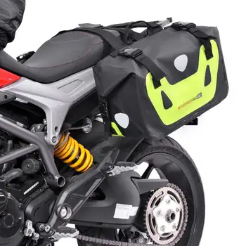 2шт 250Л мотоциклетная седельная сумка, водонепроницаемая боковая сумка из ПВХ 1000D с сеткой, сумка для бака Большой емкости, боковая сумка для двигателя для путешествий на Велосипеде