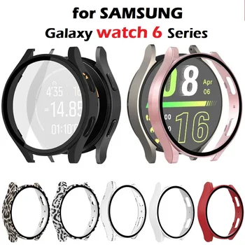 30 шт. Чехол для Samsung Galaxy Watch 6 40 мм 44 мм Smartwatch Жесткий бампер из закаленного стекла, защитный чехол для экрана