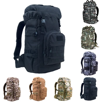 50 литров Военно-тактический рюкзак Большой емкости для мужчин, нейлоновая армейская сумка для альпинизма, походная дорожная сумка, Камуфляжный рюкзак Mochila