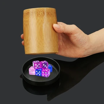 50ШТ Точечные кубики с мешком на шнурке 16 мм Шесть боковых кубиков для игры в кости Настольная игра
