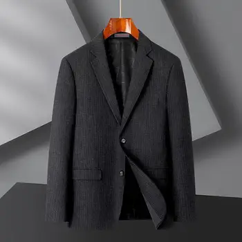5650-Летний новый тренд, слегка свободный деловой костюм в британском стиле для мужчин