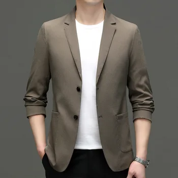 6913-2023 новый маленький костюм мужской корейской версии приталенного костюма мужской молодежный пиджак