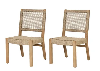 Better Homes & Gardens Ashbrook, 2 упаковки Обеденных стульев из тика и прутьев от Dave & Jenny Marrs
