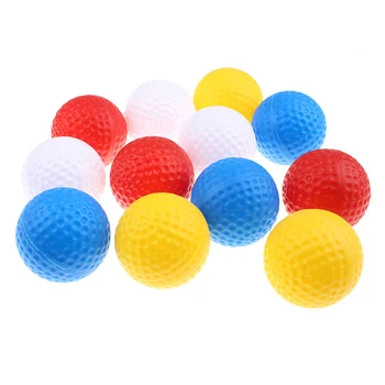 Crestgolf Прочный Пластиковый Тренировочный Полый Мяч для гольфа в помещении, Полые Тренировочные мячи для гольфа, 20 шт./упак., 4 цвета на ваш выбор