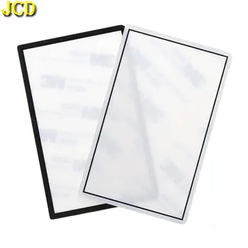 JCD 1 шт., черная белая верхняя зеркальная крышка объектива, верхняя передняя крышка ЖК-экрана Len для ремонта новой консоли 3DS