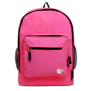 K-Cliffs классический большой легкий прочный рюкзак унисекс для студентов ярко-розового цвета