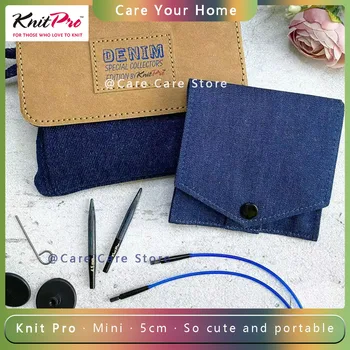 Knit Pro Спицы Для Вязания Knit Pro Mini Denim Сменный Набор Круглых Спиц Для Вязания Свитера Съемный Набор Игл
