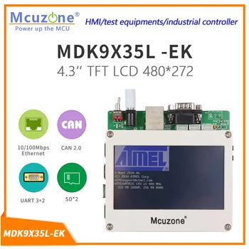 MDK9X35L-EK_T43LCD, HMI ATMEL AT91SAM9X35, промышленная, автомобильная, медицинская, бытовая техника. голый металл, Linux SW SDK ARM9 SAM9X35