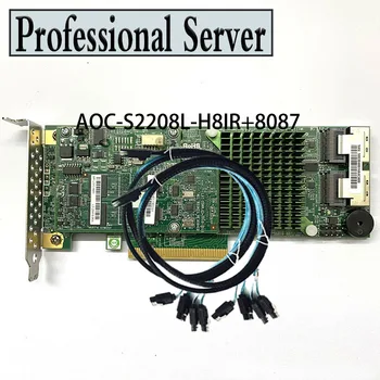 Supermicro 8 Портов 6 Гбит/с PCI-E RAID-контроллер AOC-S2208L-H8IR 8087 Кабель SATA 2 заказа