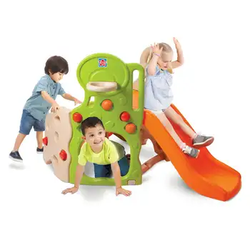 up Lil Adventurers Climb & Play Slide для малышей в возрасте от 1,5 до 4 лет Использование в помещении или на улице