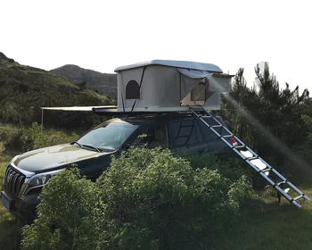 Автоматическая палатка на крыше грузовика 4x4 из стекловолокна с жестким корпусом для кемпинга на открытом воздухе