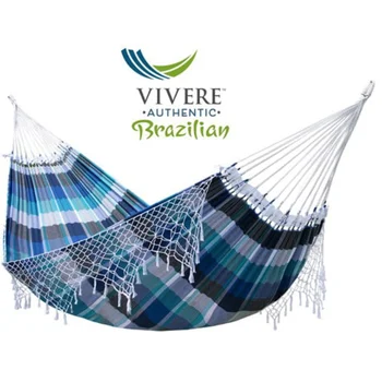 Аутентичный бразильский тропический гамак -Двухместный (Марина) походный гамак, кресло-качели, гамак-качели, уличная мебель