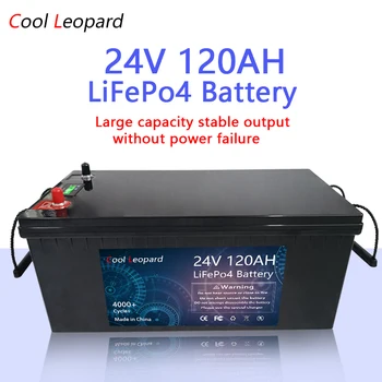 Батарея LiFePO4 24V 120Ah LiFePO4, для Оборудования для оказания помощи, Аварийного освещения, Светодиодных ламп, Тележки для гольфа 24V Литий-железо-фосфатная батарея