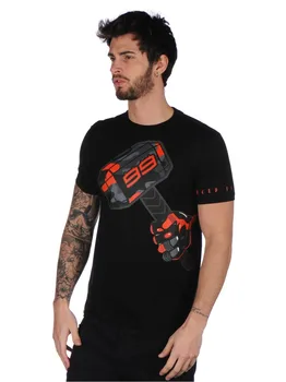 Бесплатная доставка Moto gp Jorge Lorenzo 99 Moto Hammer Motor Sports Летняя мужская футболка Черного цвета