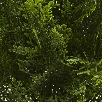 Великолепное зеленое искусственное растение из кедрового куста для украшения дома и сада -привлекательное и долговечное.