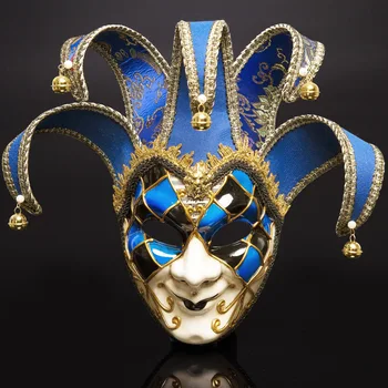 Венецианская Комедийная маска Изысканные Декоративные Шутовские Маски для вечеринки Holloween