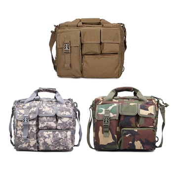 Военная сумка для ноутбука Водонепроницаемая Оксфордская уличная сумка через плечо Тактический рюкзак Ремень-мессенджер для хранения в кемпинге Спортивная сумка