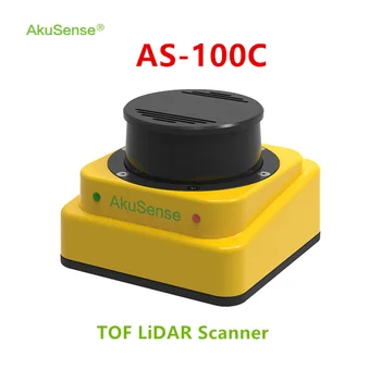 Датчик движения AkuSense 100m Lidar Sensor Сканер с функцией отображения драйвера ROS для AGV Robot motion detection датчик движения