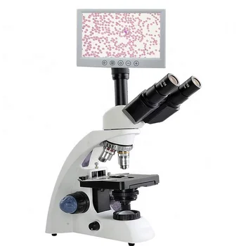 Дешевый Тринокулярный Биологический Микроскоп