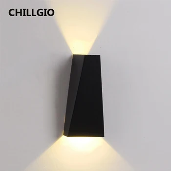 Дизайн Настенного Светильника CHILLGIO Outdoor Водонепроницаемый IP65, Внешнее Внутреннее Освещение, Мини-Сад, Алюминиевый Светодиодный Светильник, Современный