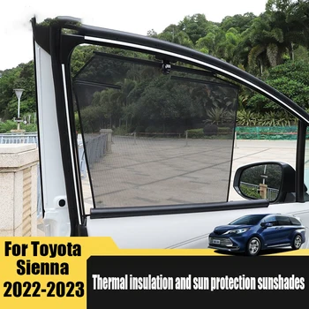 Для Toyota Sienna 2023 2022 2021 Выдвижной солнцезащитный козырек на все окна для защиты от солнца и изоляции