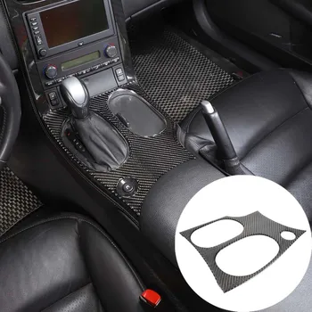 Для автомобиля Chevrolet Corvette C6 2005-2013, наклейка на панель центрального управления автомобилем из мягкого углеродного волокна, Аксессуары