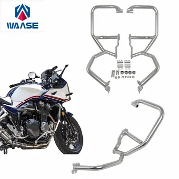 Защита Бампера двигателя WAASE Frash Stunt Cage Crash Bar Защита Обтекателя Рамы Двигателя Для Honda CB1300 CB 1300 2021 2022
