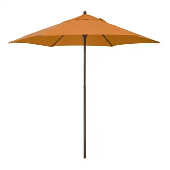Зонт для патио Essential Market с 9-дюймовым оттенком под дерево с выдвижным механизмом из тосканского полиэстера