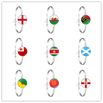 Ирландия, Уэльс, Вануату, Тонга, Суринам, Шотландия, Французская Гвиана, Эритрея, Северная Ирландия Национальный флаг Браслет-цепочка Подарок
