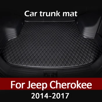 Коврик для багажника автомобиля Jeep Cherokee SUV 2014 2015 2016 2017, ковер для грузового лайнера, аксессуары для интерьера, чехол