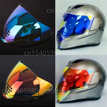 Козырек шлемов Airflite для ICON, линзы мотоциклетного шлема AIRFLITE, Зеркальный защитный экран, сменные аксессуары для лица