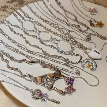 Корейские модные роскошные ожерелья-чокеры для женщин с кисточками, капли воды, ожерелья из кристаллов Циркона, украшения для свадебного банкета