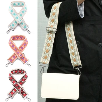 Модный плечевой ремень, сменные ремни для женской сумки, Регулируемая ручка для сумки с принтом, Ремни для сумок в этническом стиле, Аксессуар 2022