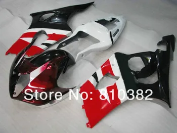 Мотоциклетный комплект обтекателей для GSXR1000 03 04 GSXR 1000 GSX-R1000 K3 2003 2004 Горячий красный белый черный комплект обтекателей SD18