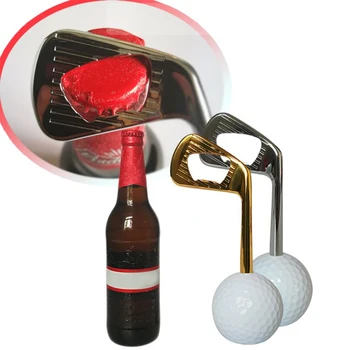 Новинка, открывалка для бутылок с мячом для гольфа, открывалка для пивных крышек, подарок на день рождения для гольфа