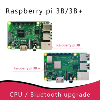 Оригинальный Raspberry Pi 3 Model B/3B + Плюс BCM2837 1,2G, Raspberry Pi 3 B + с 2,4 G и 5G WIFI 4,2 Bluetooth и PoE