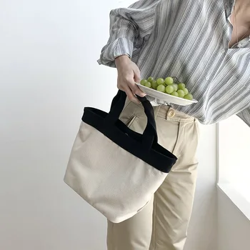 Повседневная лоскутная холщовая сумка-тоут, женская сумка Большой емкости, Модная сумка на плечо, Женские качественные сумки с ручками, Кошельки 2022 ins