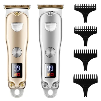 Профессиональный Триммер для волос, USB перезаряжаемые маленькие машинки для стрижки волос для мужчин, Парикмахерская машинка для стрижки волос с Т-образным лезвием, бритва для путешествий, домашнего использования, салона