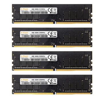 Прочные 8G DDR4 288PIN 1,5 V Небуферизованные Модули памяти Z021 для настольных компьютеров AMD, выделенные Модулями памяти 2133 МГц 2400 МГц 2666 МГц 3200 МГц