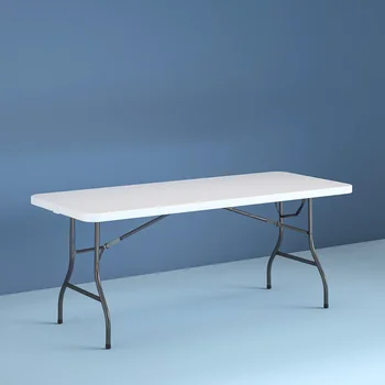 Раскладной столик Cosco на 8 футов, складной стол для кемпинга mesa белого цвета