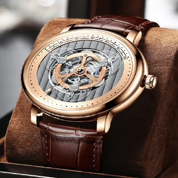 Роскошные Автоматические часы, мужские Механические наручные часы, 41 мм Модифицированный механизм Miyota, Водонепроницаемые часы из нержавеющей стали, HAEMMER 2023