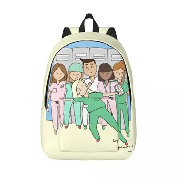 Рюкзак для учащихся средних и старших классов Enfermera En Apuros, Доктор, Медсестра, Медицинская Сумка для книг, рюкзак для подростков