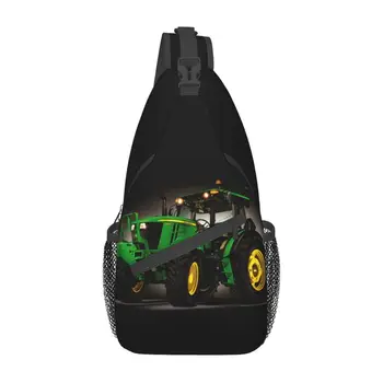 Тракторный Рюкзак-слинг Через Плечо Для Мужчин, Изготовленная на Заказ Сумка на Плечо для Путешествий, Походный Рюкзак