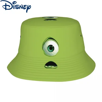 Уличная панама Mike Wazowski Monsters Inc Bob Hat Хлопчатобумажная кепка рыбака, реверсивная кепка для рыбалки, осень