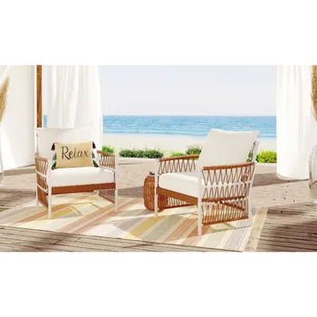 Уличное плетеное кресло для отдыха Better Homes & Gardens Lilah из 2 предметов, белый