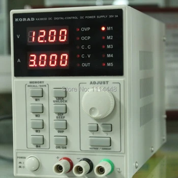 Цифровой Прецизионный Переменно Регулируемый Лабораторный Источник питания постоянного тока 30V 5A 220V KA3005D