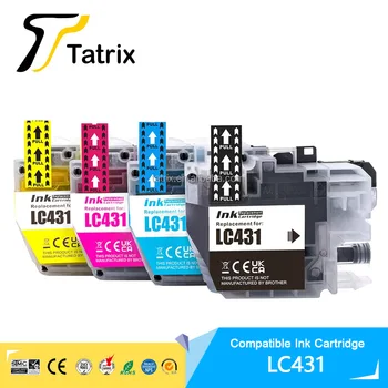 Чернильный картридж Tatrix Стандартной емкости LC431, совместимый с LC 431, Для принтеров Brother DCP-J1050DW, DCP-J1140DW, MFC-J1010DW