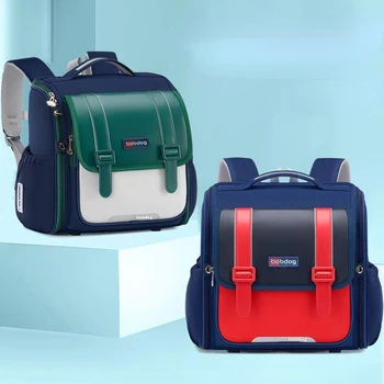 Школьный ранец для детей начальной школы 1-4 класса, защита позвоночника, легкий рюкзак, новый